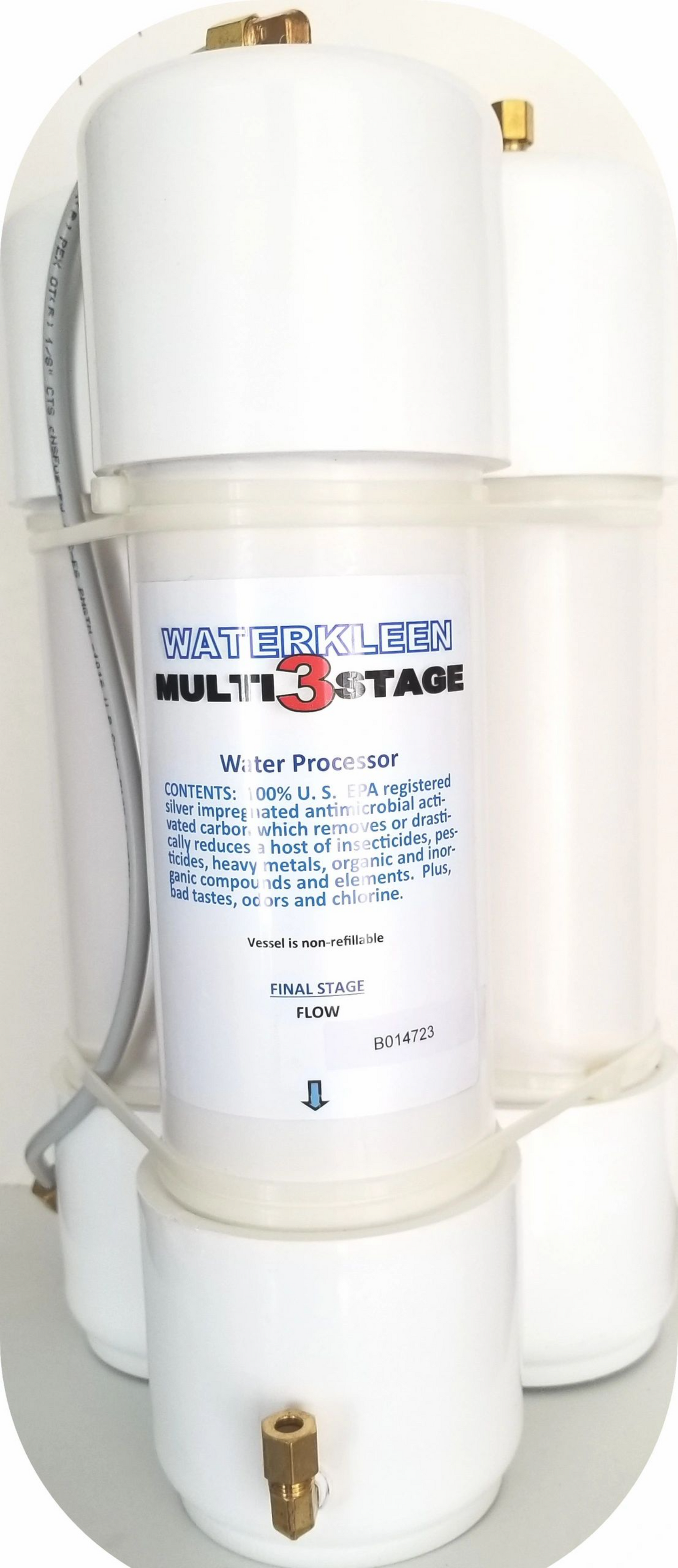 WaterKleenFRS 50/50 Under-Counter Replacement Filter — fluoride & chloramine reduction cartridge