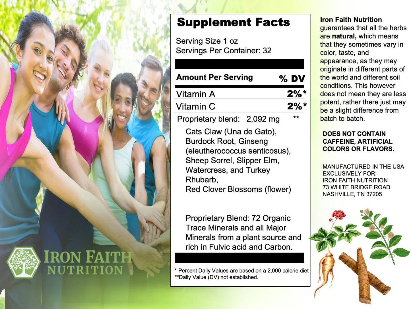 EsseHerbal Tea® Botanical Detox & Herbal Support – Buy 4 or Buy 6 Bottles & Save | Free Shipping - Iron Faith Nutrition