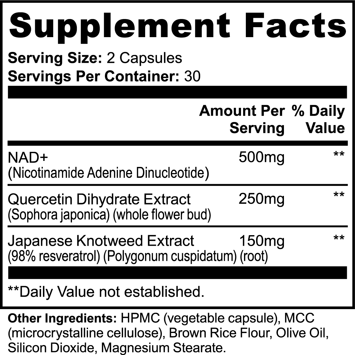 NAD+ — Cellular Energy, Healthy Aging & Antioxidant Support (60 Caps) - Iron Faith Nutrition