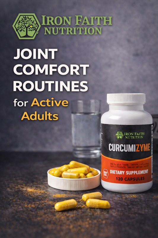 Joint Comfort Routines for Active Adults: The 10-Minute Daily Plan That Works - Iron Faith Nutrition