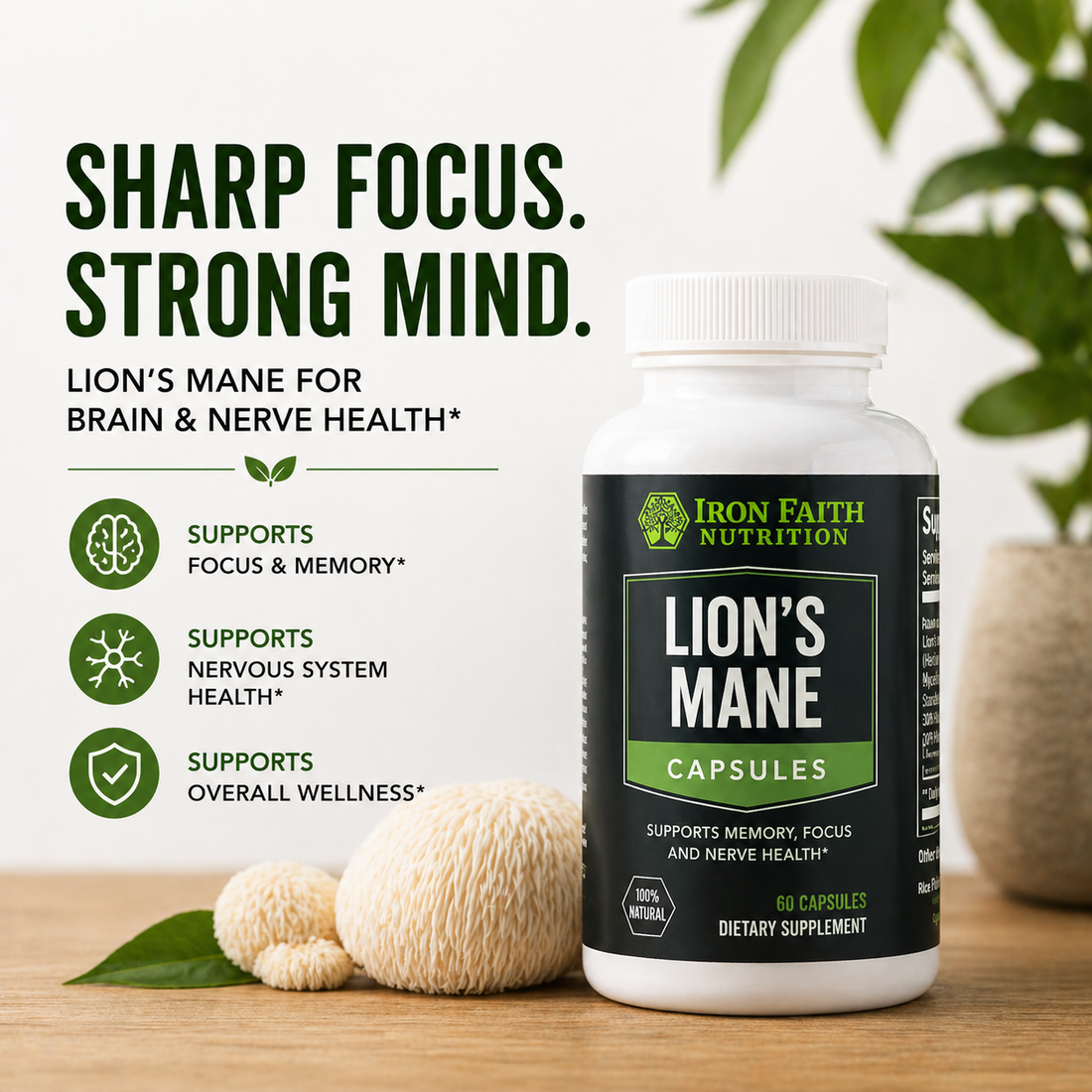 Focus Without the Jitters: Natural Support for Brain Energy and Mental Clarity