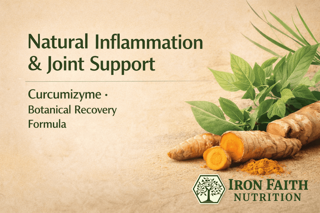 Curcumizyme: Natural Inflammation & Joint Support Without NSAIDs - Iron Faith Nutrition