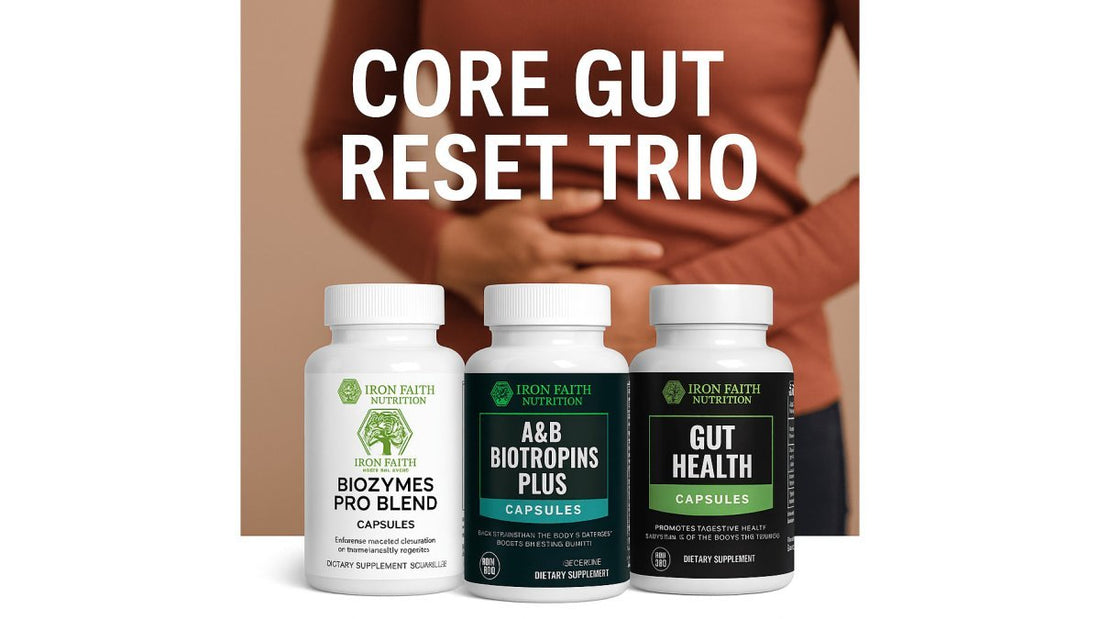 Gut Health Supplements for Men Over 40 - Iron Faith Nutrition