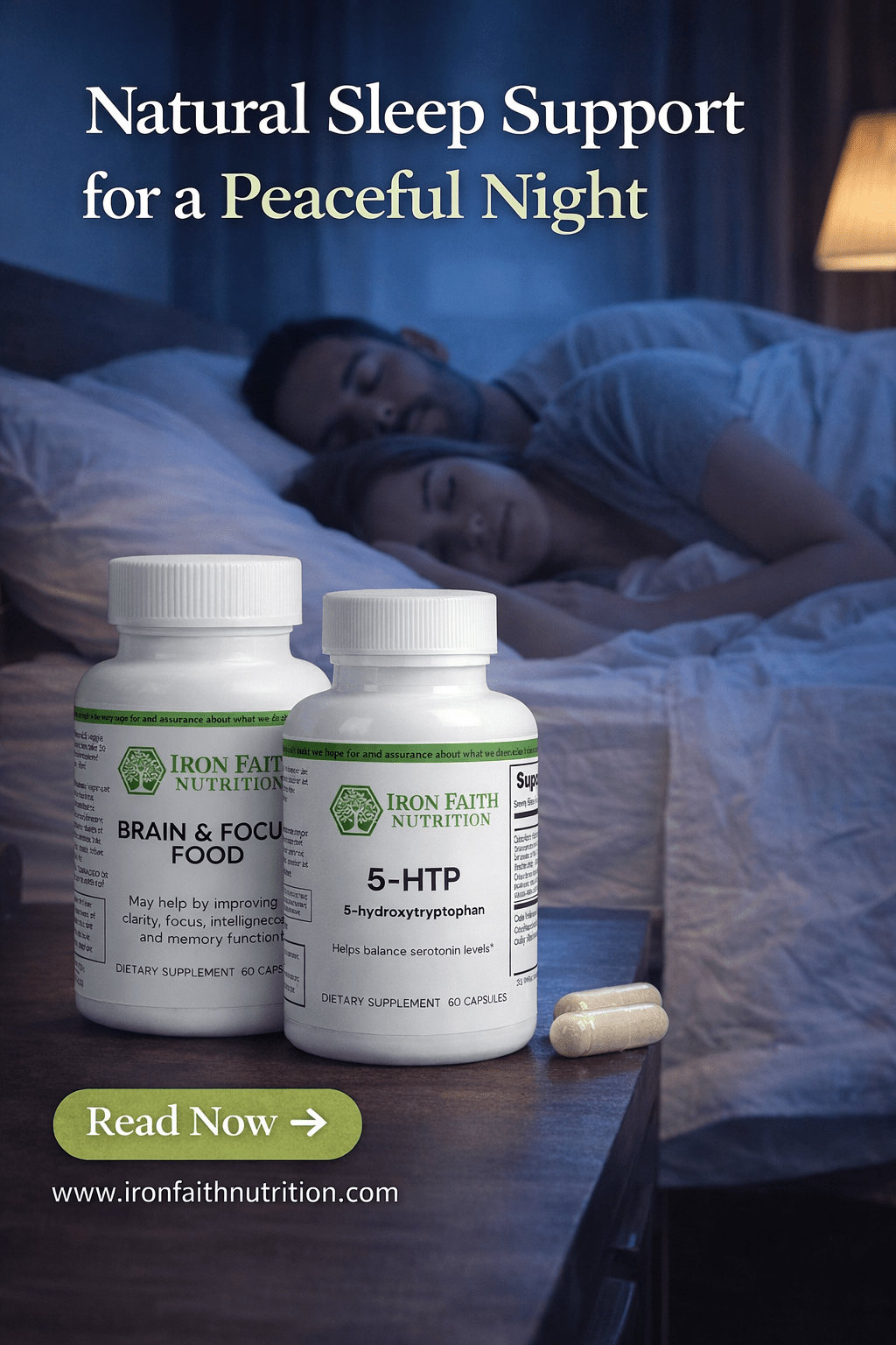 Natural Sleep and Stress Support: How Serotonin Affects Mood and Mental Clarity - Iron Faith Nutrition