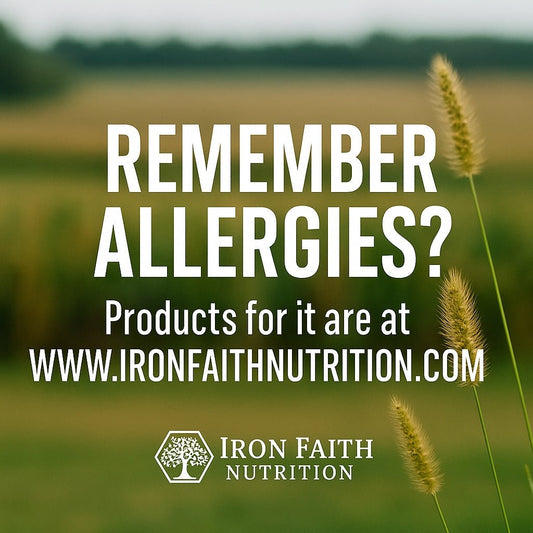 Natural Summer Allergy Relief That Works | Herbal Antihistamines and; Gut-Immune Support - Iron Faith Nutrition