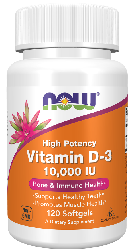 Vitamin D-3 10,000 IU, 120 Softgels