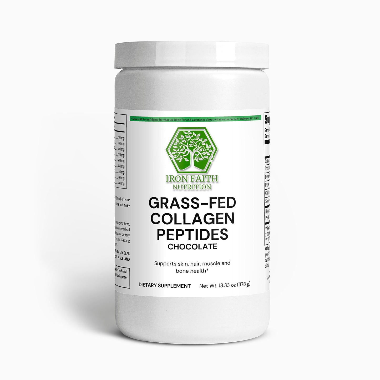 Grass-Fed Collagen Peptides Powder (Chocolate)