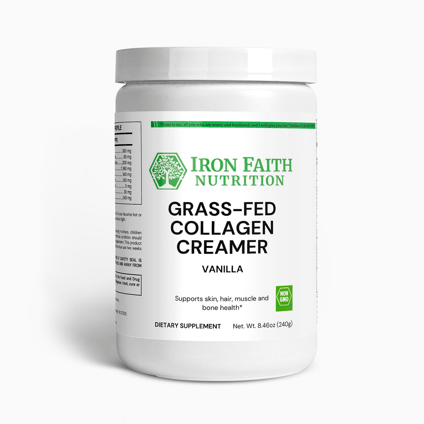 Grass-Fed Collagen Creamer - Vanilla