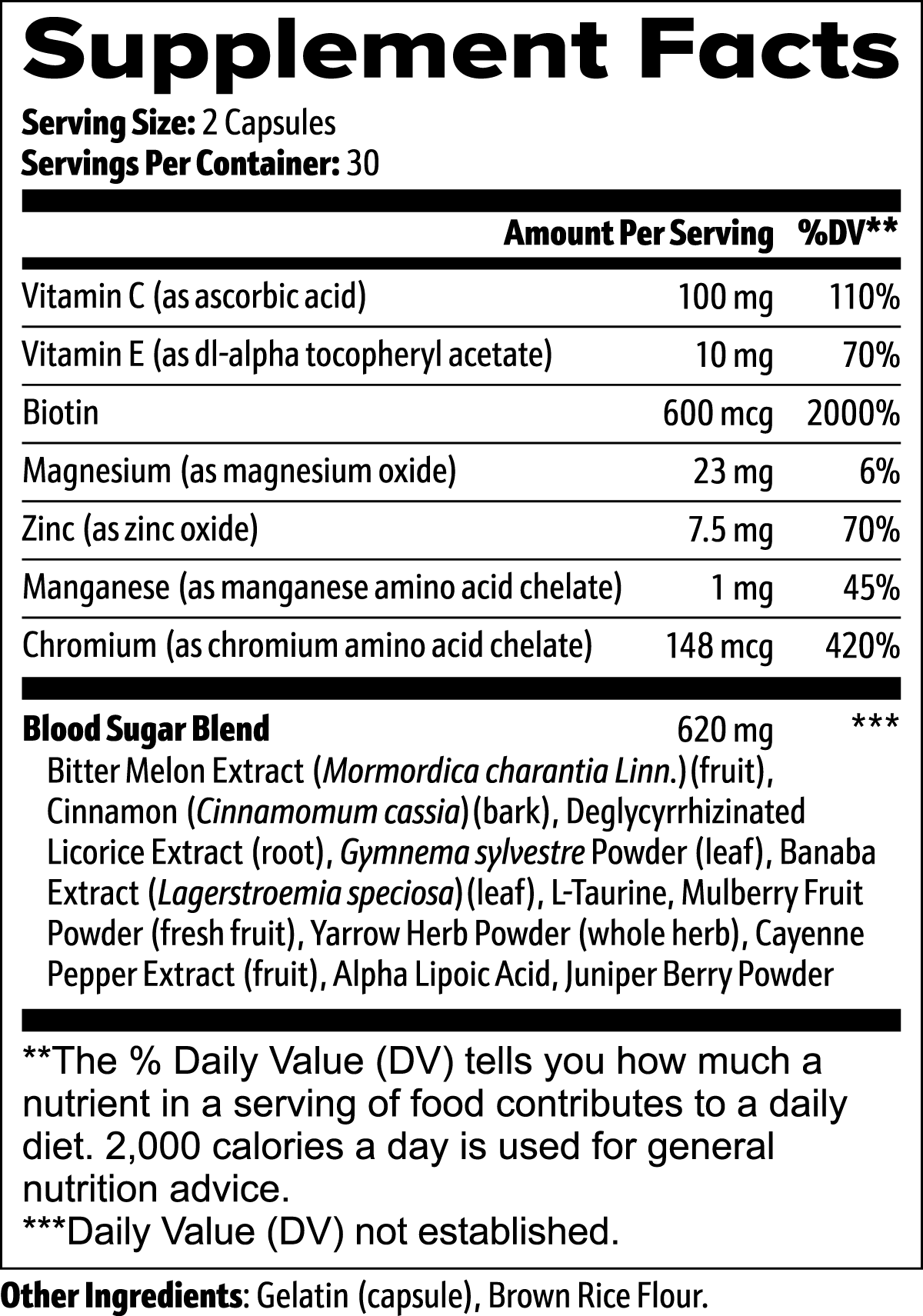 NBSS (Blood Sugar Support)