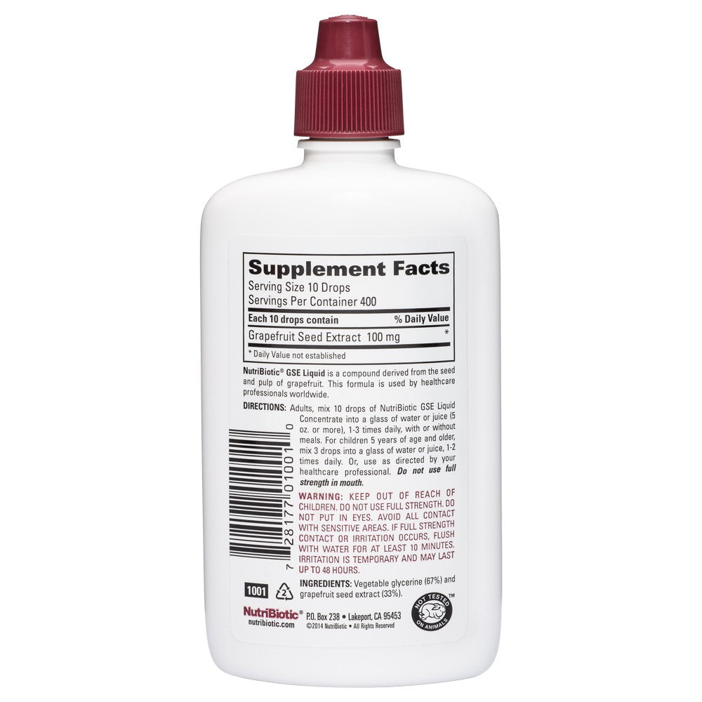 GRAPEFRUIT SEED EXTRACT LIQUID CONCENTRATE 4 FL. OZ.