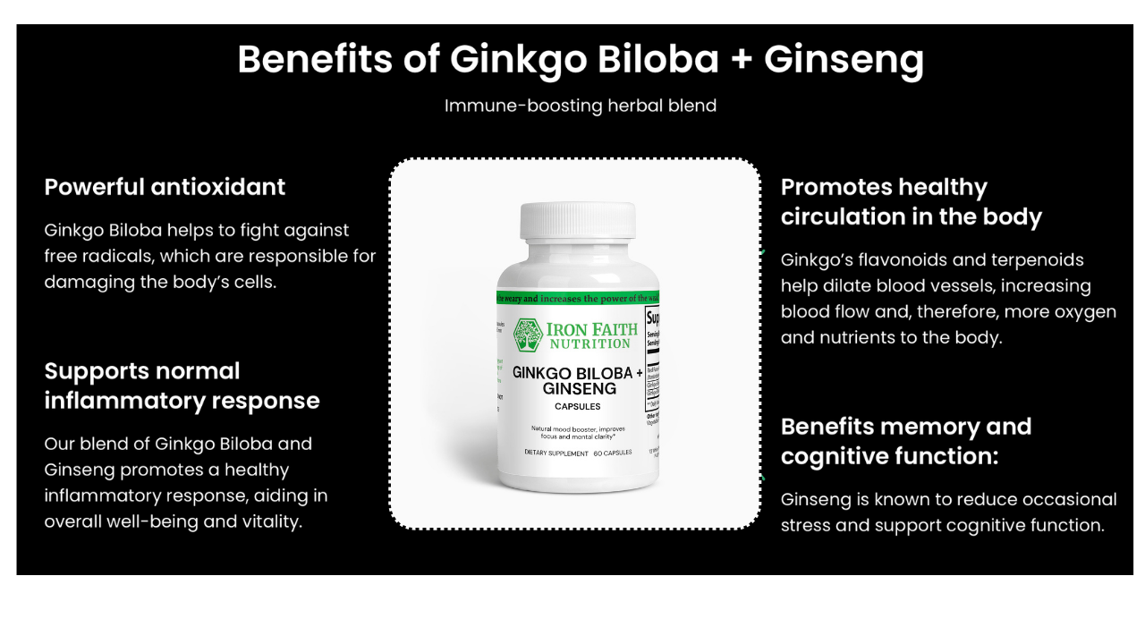 Ginkgo Biloba + Ginseng