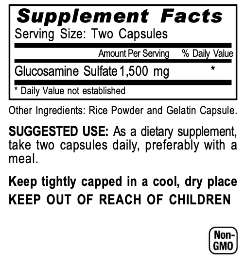 Glucosamine Sulfate 1500 mg