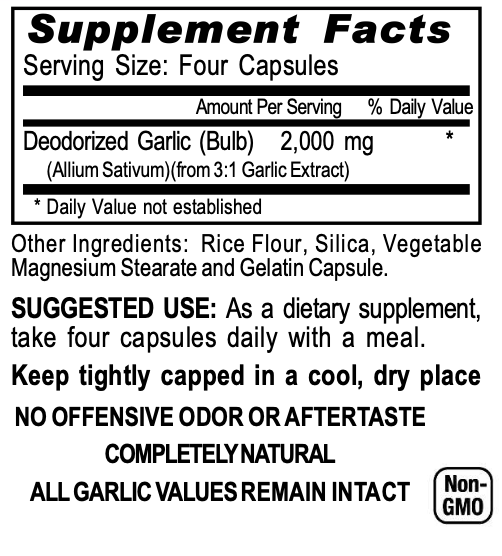 Gar-Olic (Odorless)