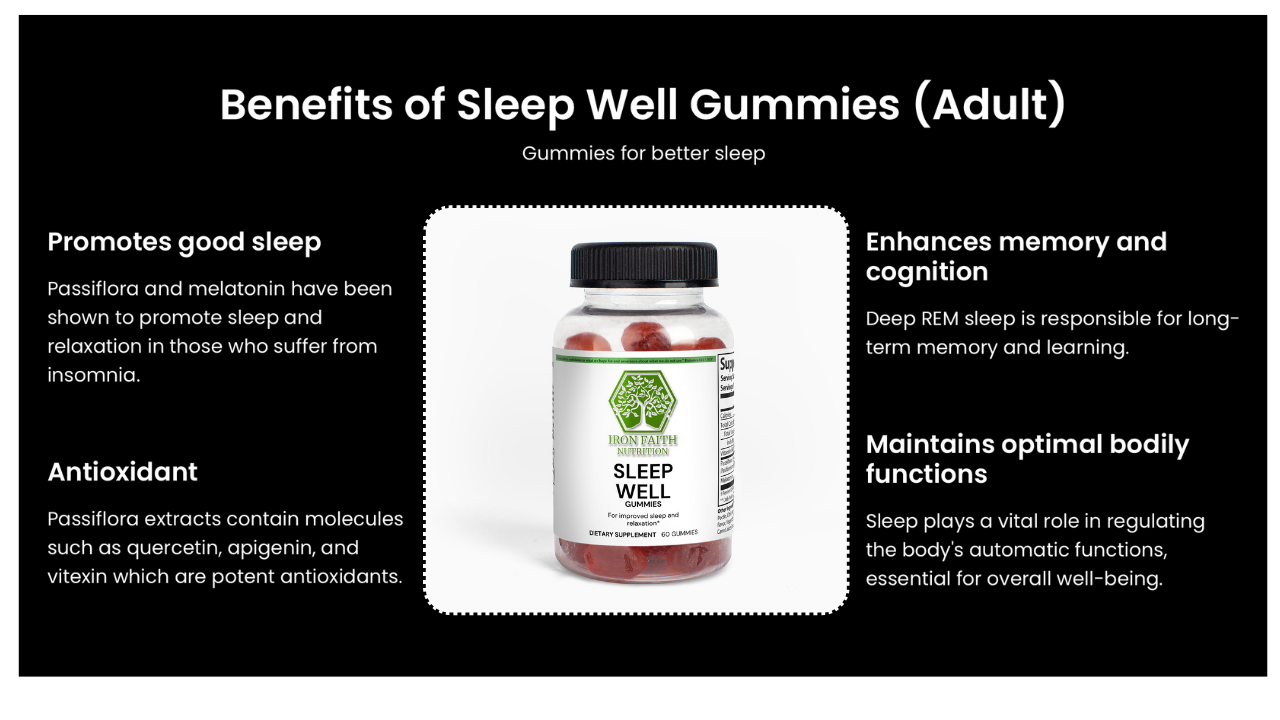 Sleep Well Gummies (Adult)