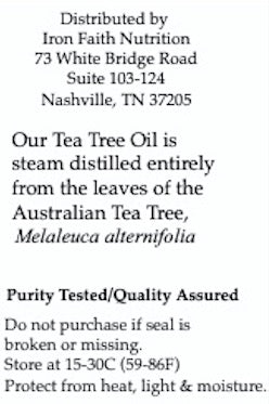 100% Pure Tea Tree Oil