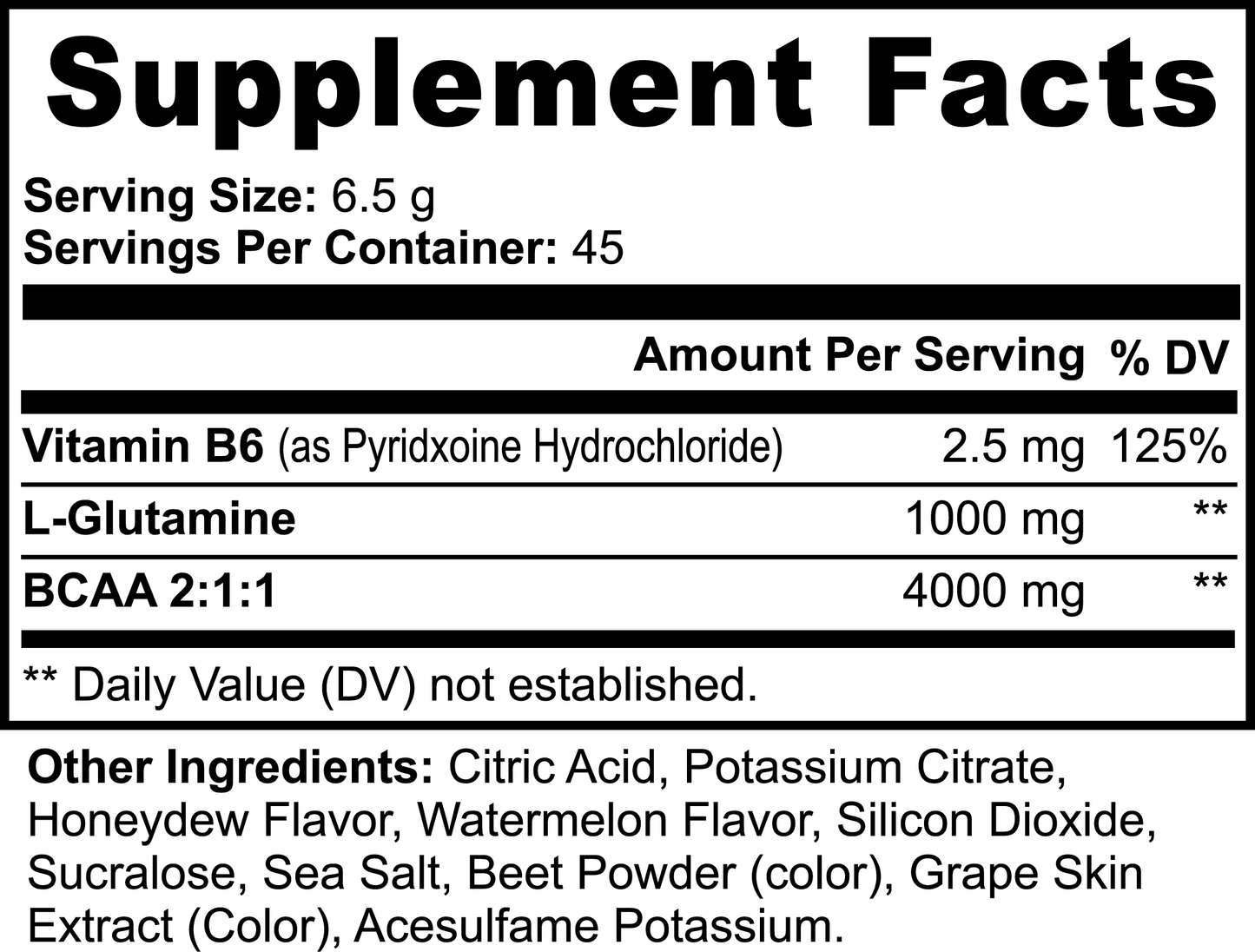 Honeydew Watermelon BCAA Post-Workout Powder - Recovery & Muscle Support - Iron Faith Nutrition