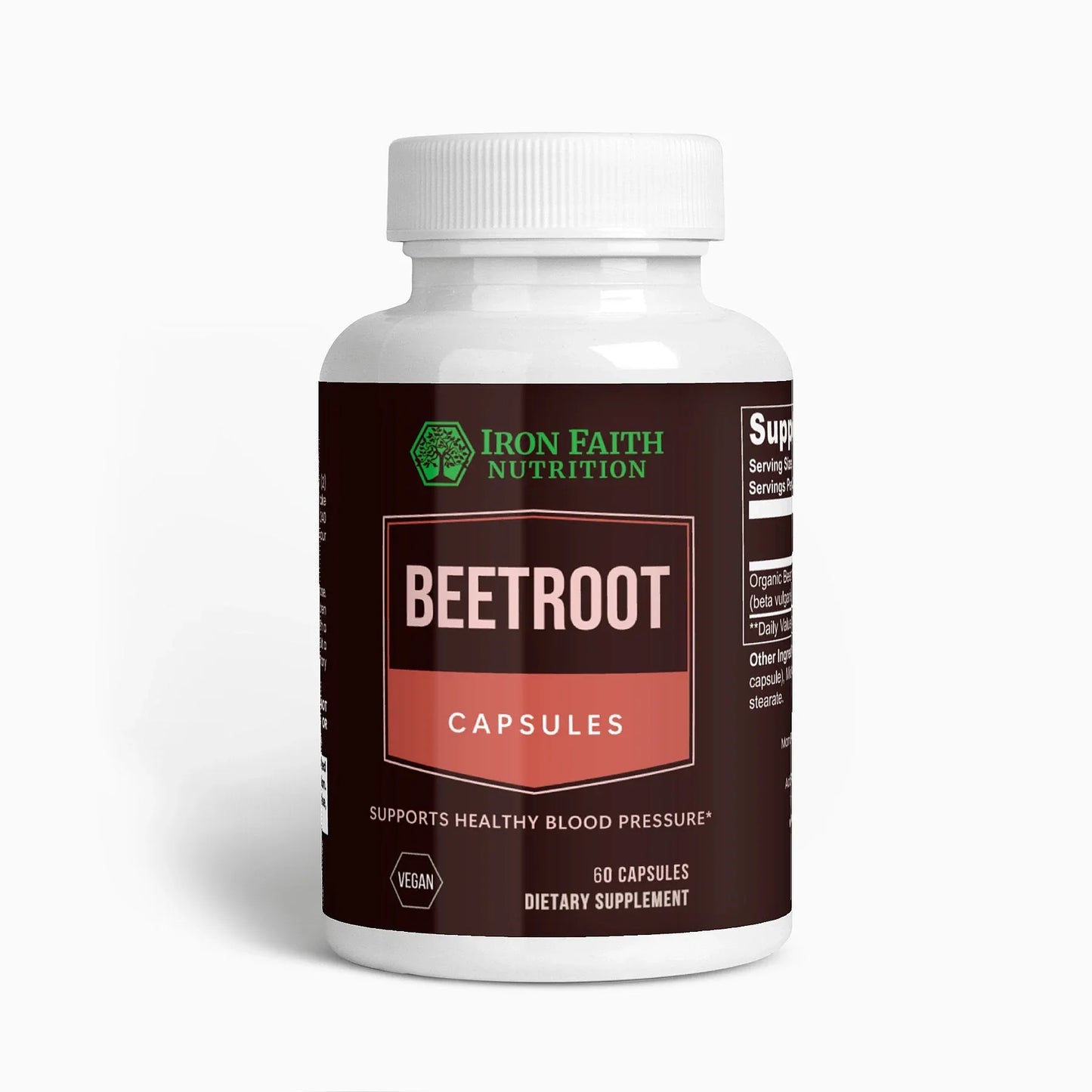 Beetroot — Nitric Oxide, Circulation & Endurance (60 Caps) - Iron Faith Nutrition