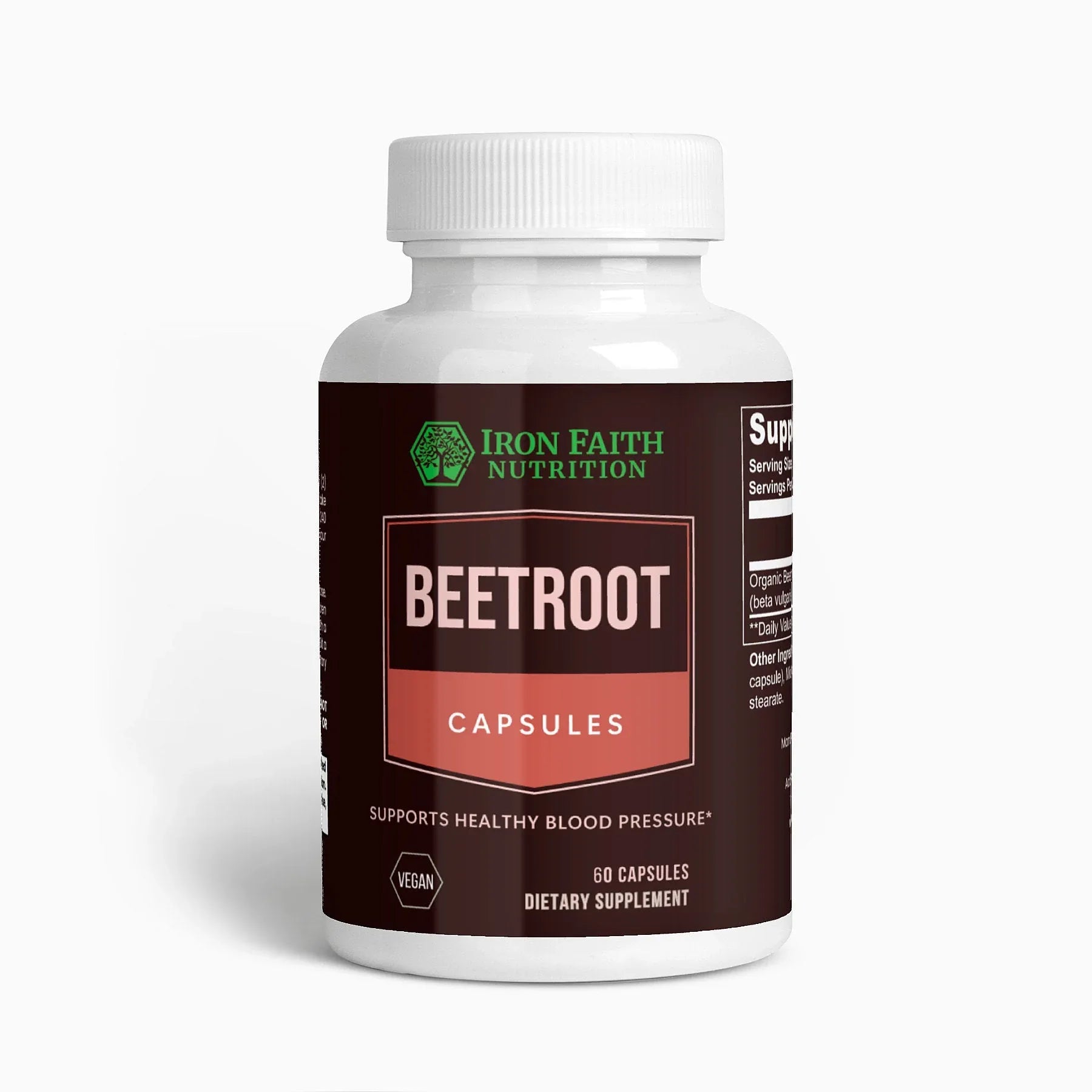 Beetroot — Nitric Oxide, Circulation & Endurance (60 Caps) - Iron Faith Nutrition