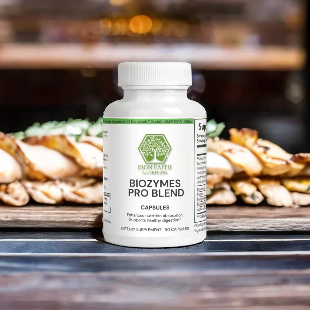 Biozymes Pro Blend - Probiotic Digestive Blend for Gut Health - Iron Faith Nutrition
