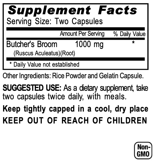 Butcher’s Broom – Herbal Support for Circulation, Vein Health & Leg Comfort - Iron Faith Nutrition