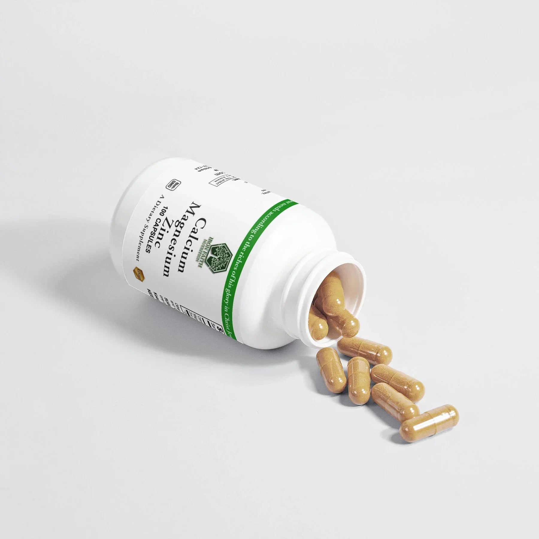 Cal-Mag-Zinc — Daily Bone, Muscle & Immune Balance (Foundational Mineral Trio) - Iron Faith Nutrition