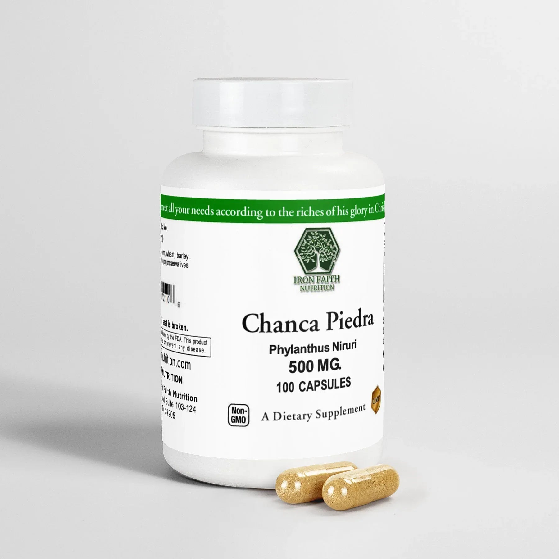 Chanca Piedra (Stone Breaker) — 60 Capsules - Iron Faith Nutrition