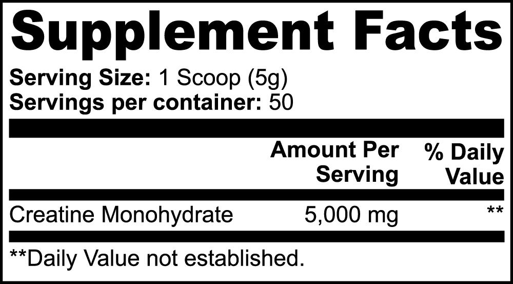 Creatine Monohydrate — Strength, Power & Muscle Performance Support - Iron Faith Nutrition