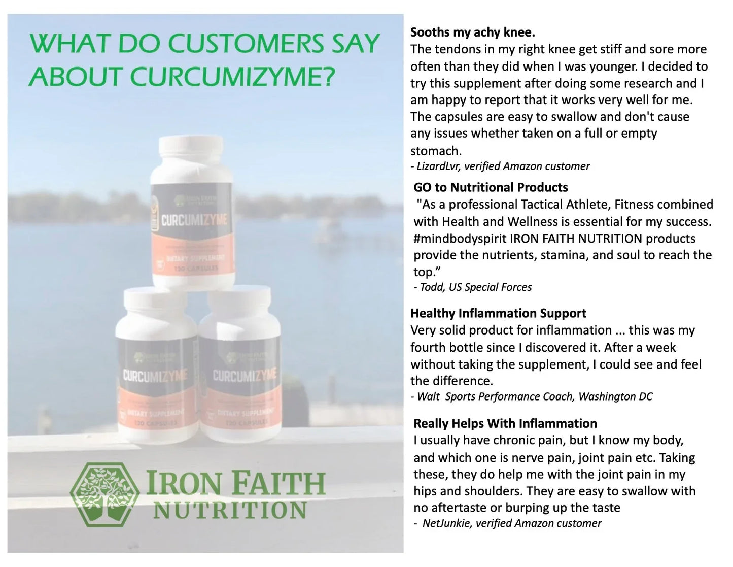 Curcumizyme® — Natural Inflammation & Joint Support - Iron Faith Nutrition
