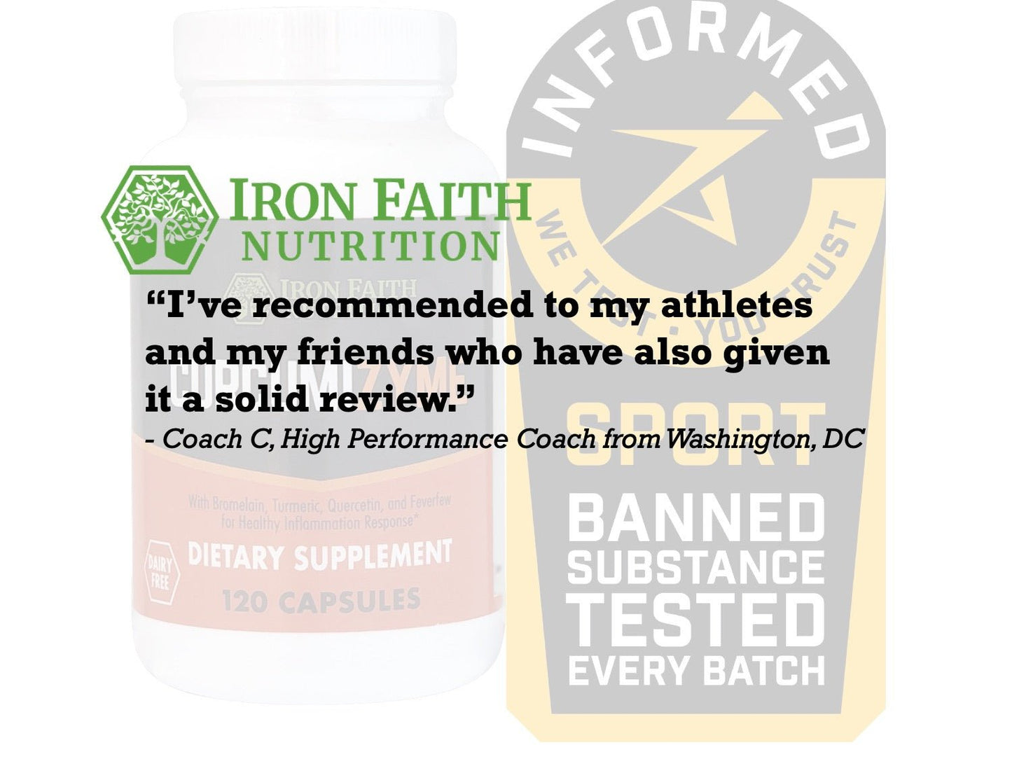 Curcumizyme® — Natural Inflammation & Joint Support - Iron Faith Nutrition
