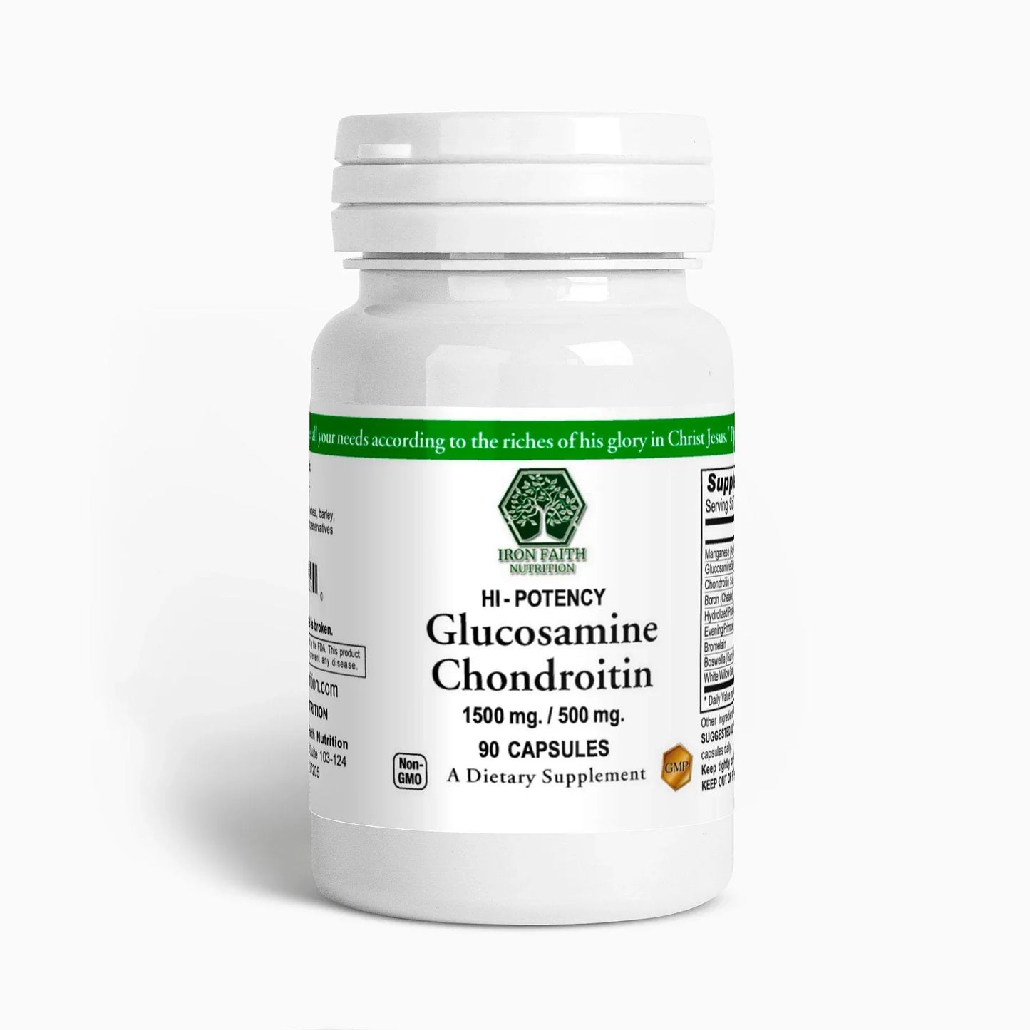 Glucosamine Chondroitin: Joint Comfort & Mobility Support - Iron Faith Nutrition