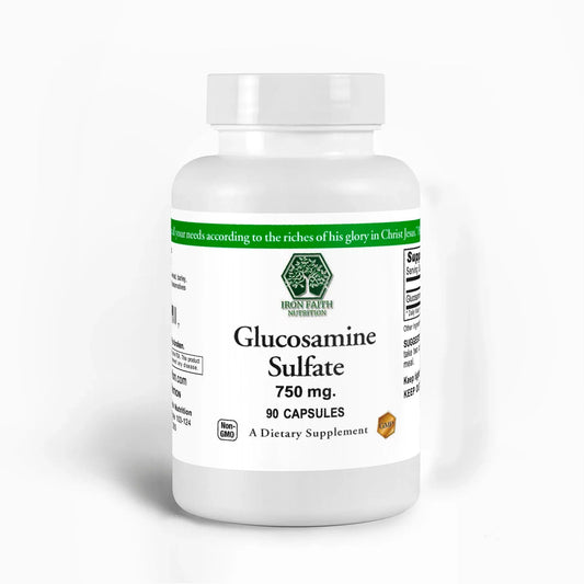 Glucosamine Sulfate 1500 mg — Cartilage Cushion, Lubrication & Mobility - Iron Faith Nutrition