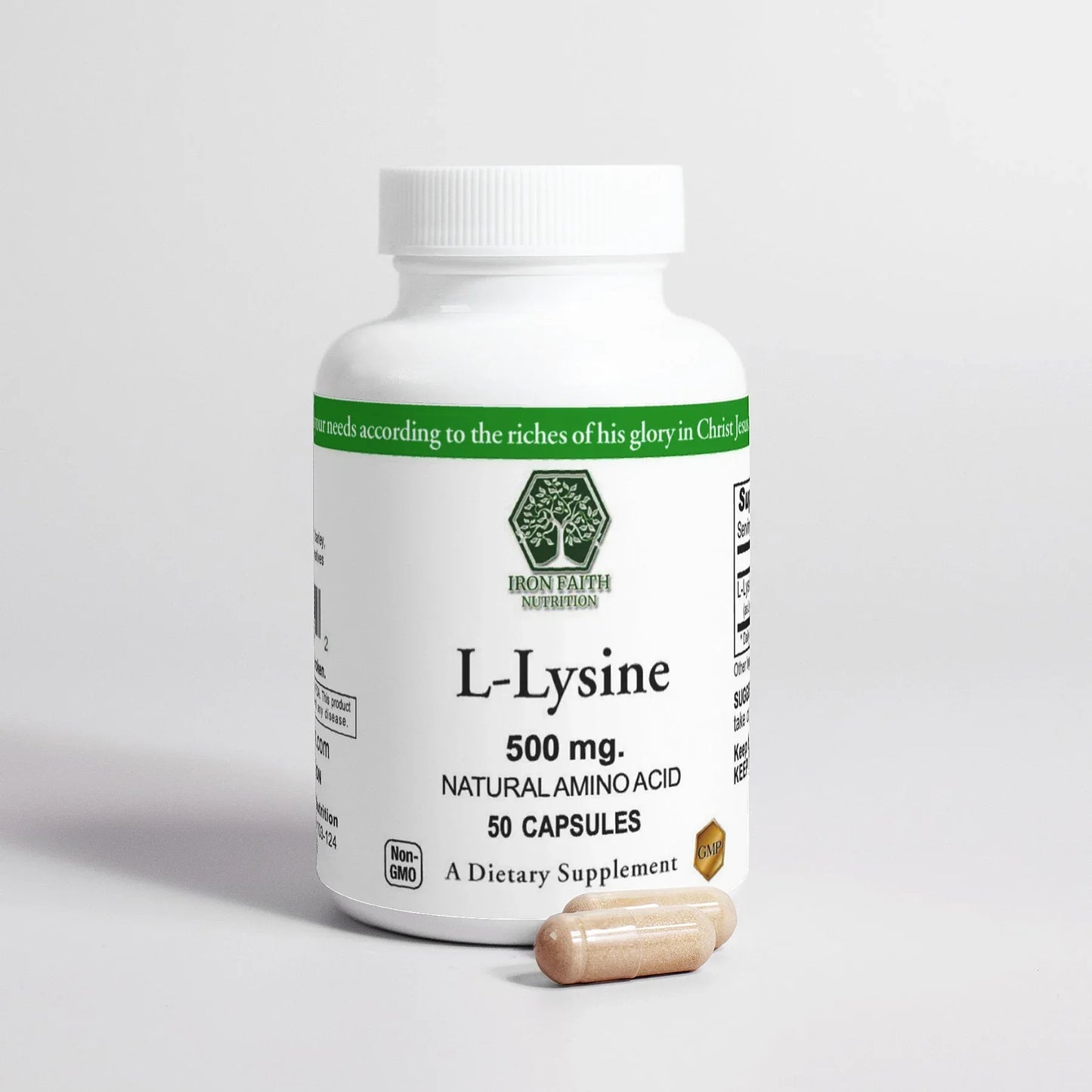 L-Lysine – Essential Amino Acid Support for Immune Function, Tissue Repair & Recovery - Iron Faith Nutrition