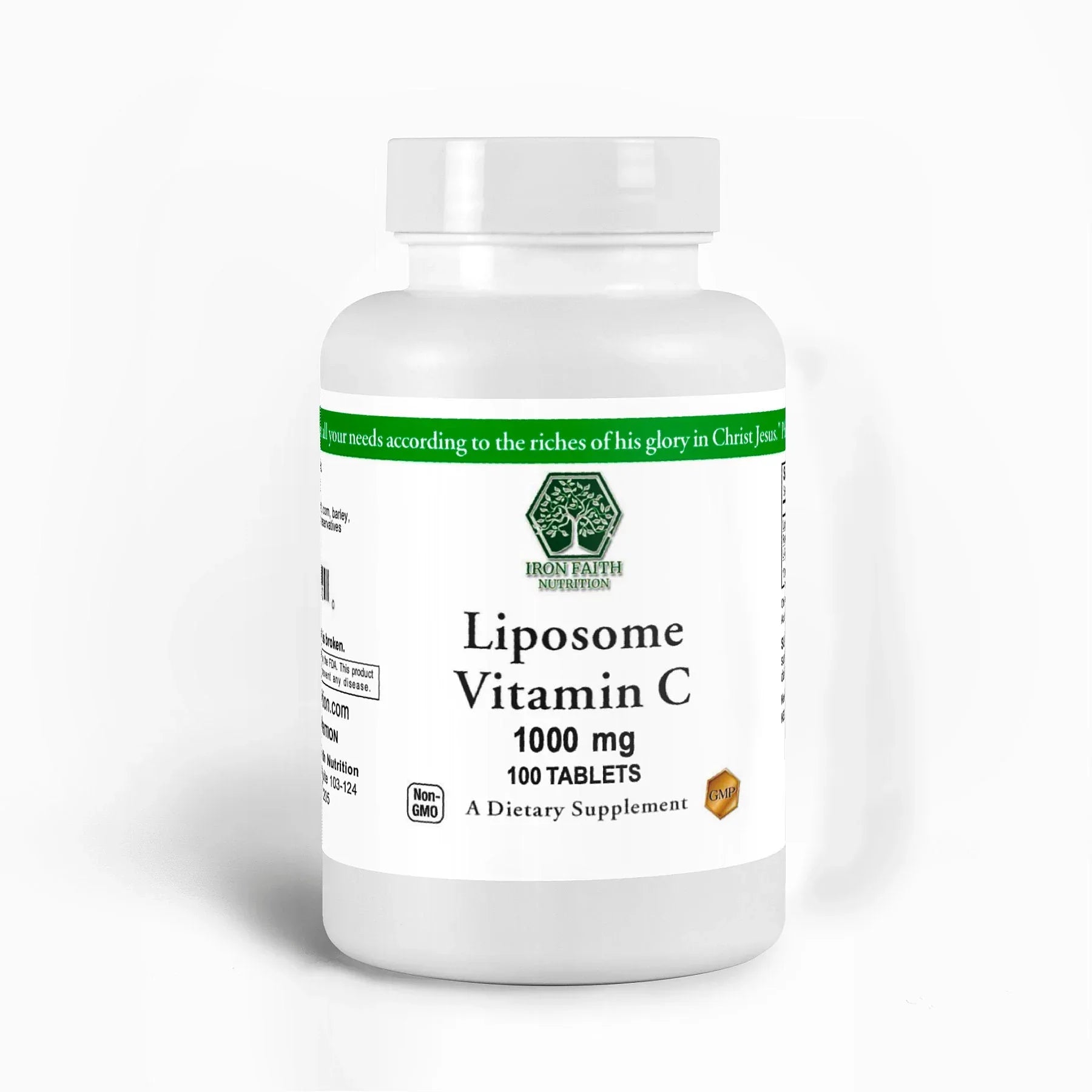 Liposome Vitamin C — High-Absorption Immune & Collagen Support (100 Capsules) - Iron Faith Nutrition