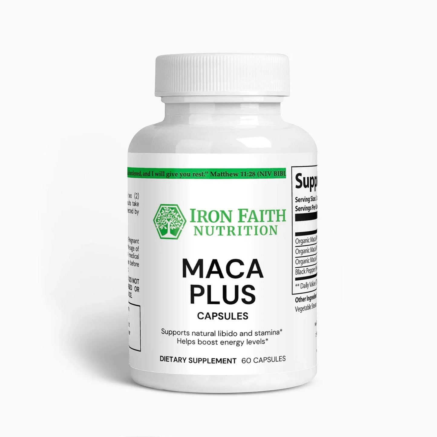 MACA Plus — Adaptogenic Energy, Mood & Hormone Balance Support - Iron Faith Nutrition