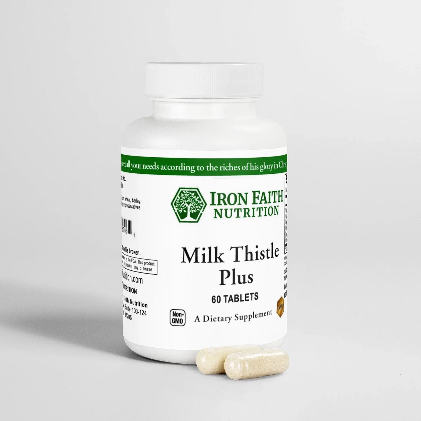 Milk Thistle Plus— Liver Support, Detox Pathways & Antioxidant Protection - Iron Faith Nutrition