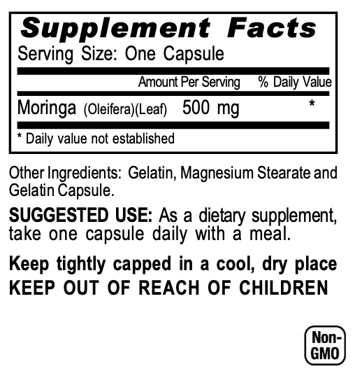 Organic Moringa - Boost Health Benefits with Plant-Based Nutrition! - Iron Faith Nutrition