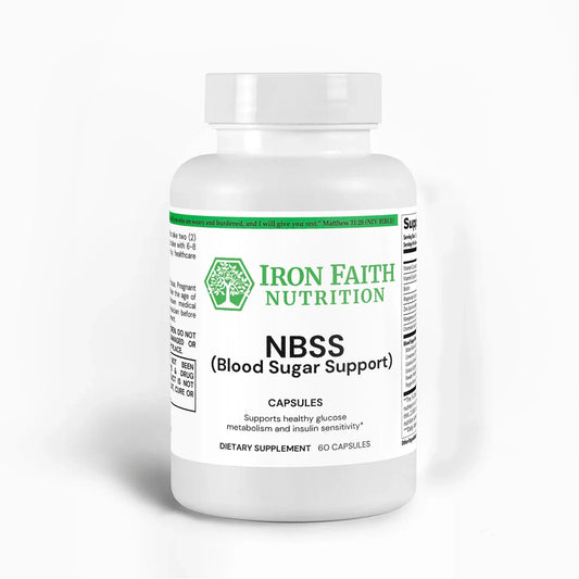 NBSS (Blood Sugar Support) — Healthy Glucose Metabolism & Insulin Balance - Iron Faith Nutrition