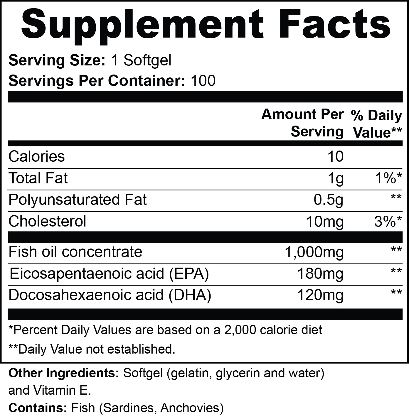 Omega-3 Fish Oil – EPA & DHA for Heart, Brain & Inflammation Balance - Iron Faith Nutrition