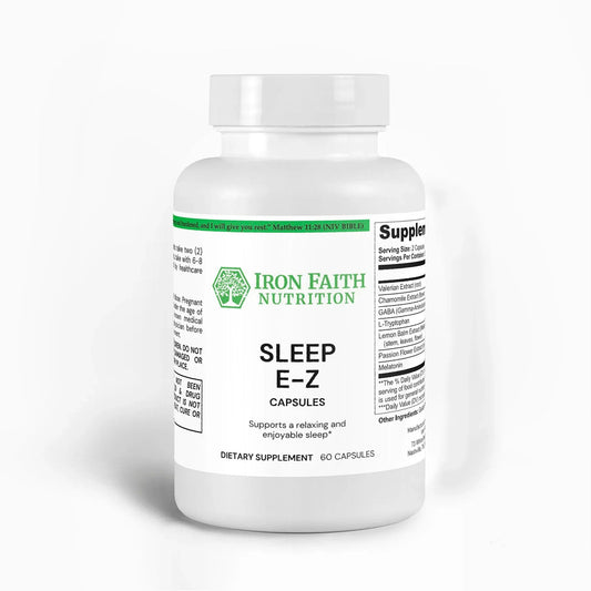Sleep EZ — Calm, Deep Sleep & Nightly Recovery - Iron Faith Nutrition