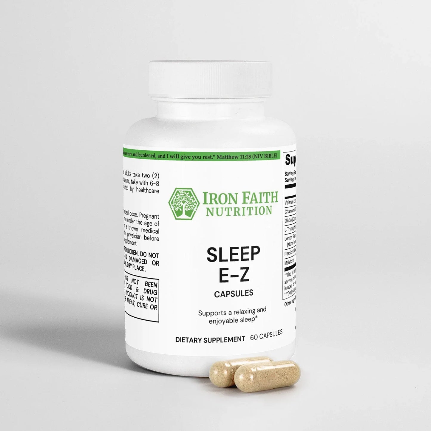 Sleep EZ — Calm, Deep Sleep & Nightly Recovery - Iron Faith Nutrition
