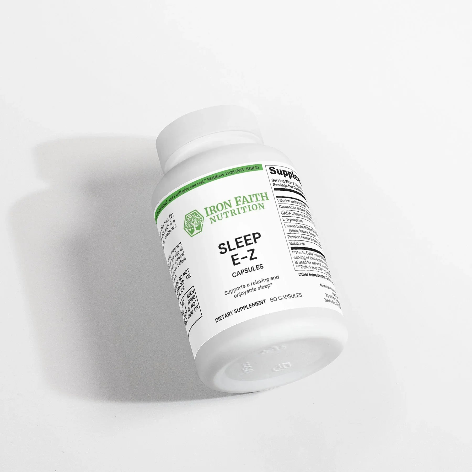 Sleep EZ — Calm, Deep Sleep & Nightly Recovery - Iron Faith Nutrition