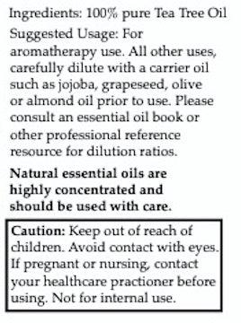 Tea Tree Oil — 100% Pure Australian (Melaleuca alternifolia) - Iron Faith Nutrition