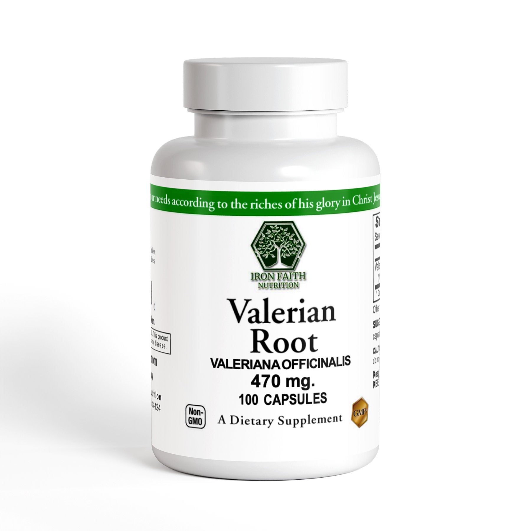 Valerian Root — Nightly Calm & Restful Sleep Support (100 Caps) - Iron Faith Nutrition
